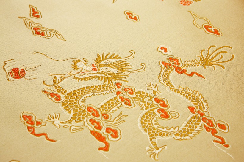 点击大图看下一张：中国传统布纹图片