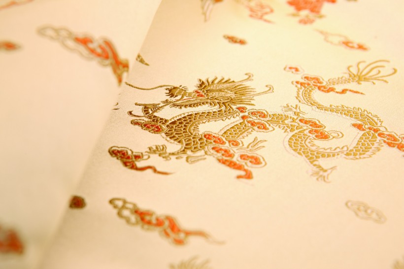 点击大图看下一张：中国传统布纹图片