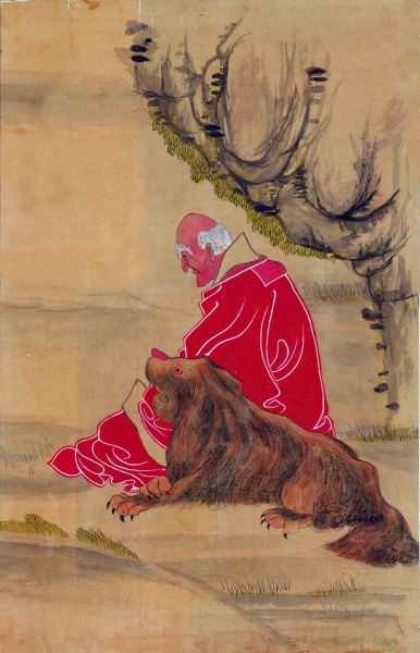 点击大图看下一张:传统男性形象绘画图片