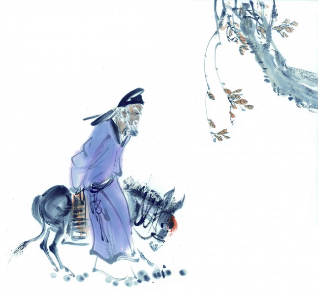 点击大图看下一张：传统男性形象绘画图片