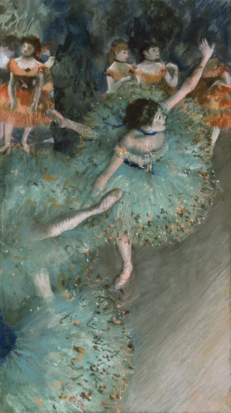 点击大图看下一张：埃德加·德加绘画之芭蕾舞系列图片