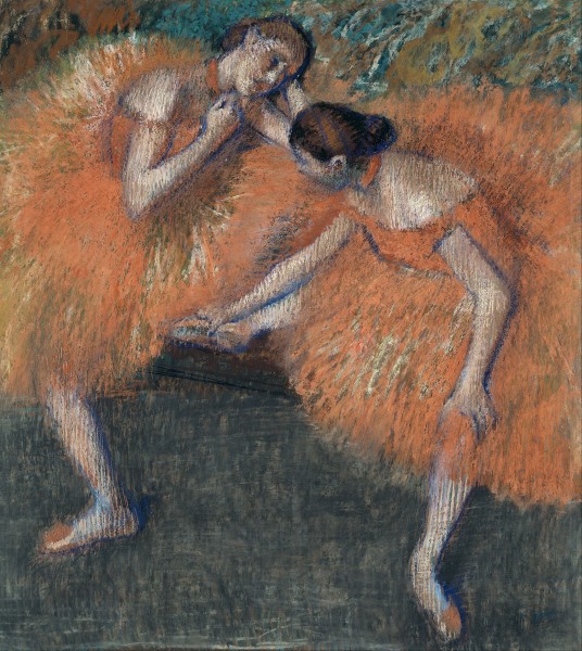 点击大图看下一张：埃德加·德加绘画之芭蕾舞系列图片