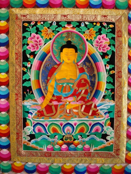 点击大图看下一张：布艺佛教图片