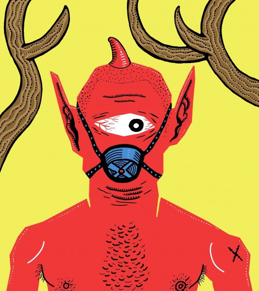 点击大图看下一张：个性人物涂鸦图片