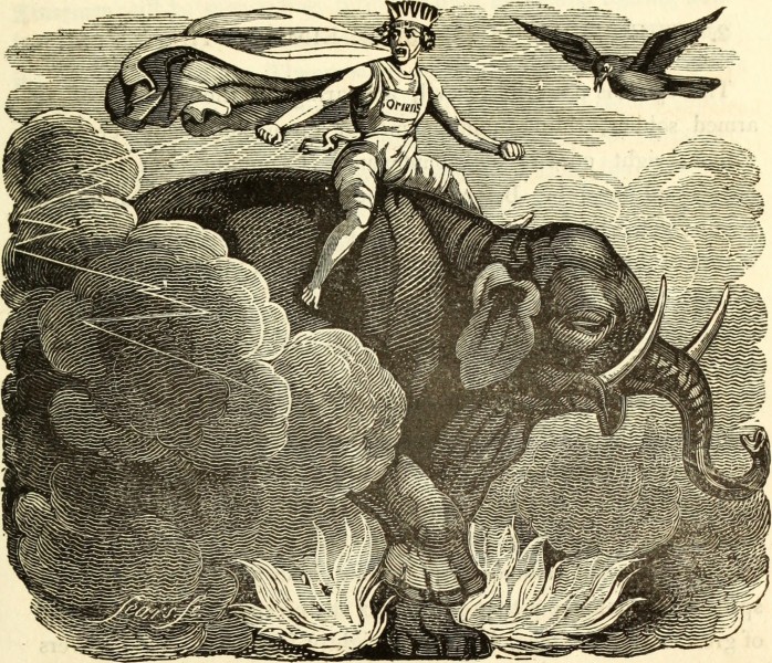 点击大图看下一张：古代欧洲神话插画图片