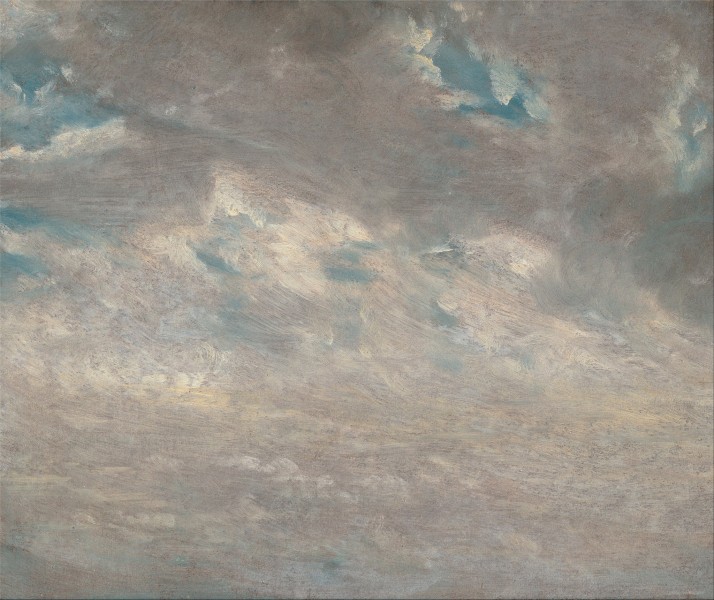 点击大图看下一张：约翰·康斯太勃尔绘画之天空系列图片