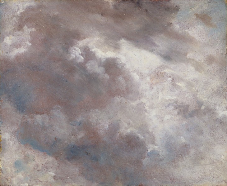 点击大图看下一张：约翰·康斯太勃尔绘画之天空系列图片