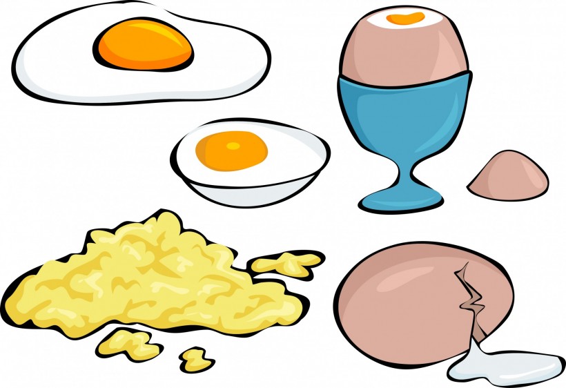 点击大图看下一张：卡通早餐食物图片