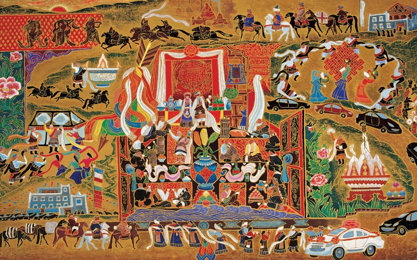 点击大图看下一张：藏族祥巴图片