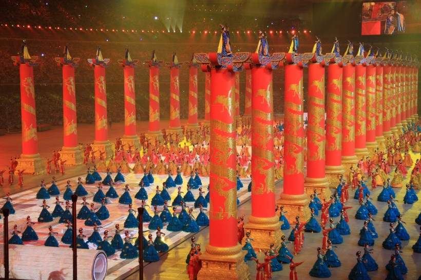点击大图看下一张：2008年北京奥运会开幕式图片