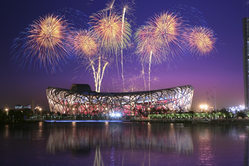 点击大图看下一张：2008年北京奥运会开幕式图片