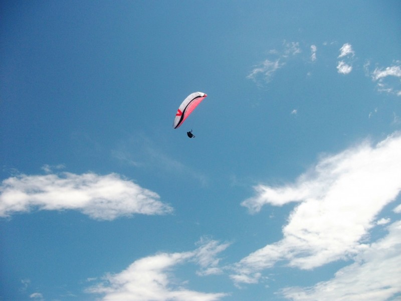 点击大图看下一张：滑翔伞图片
