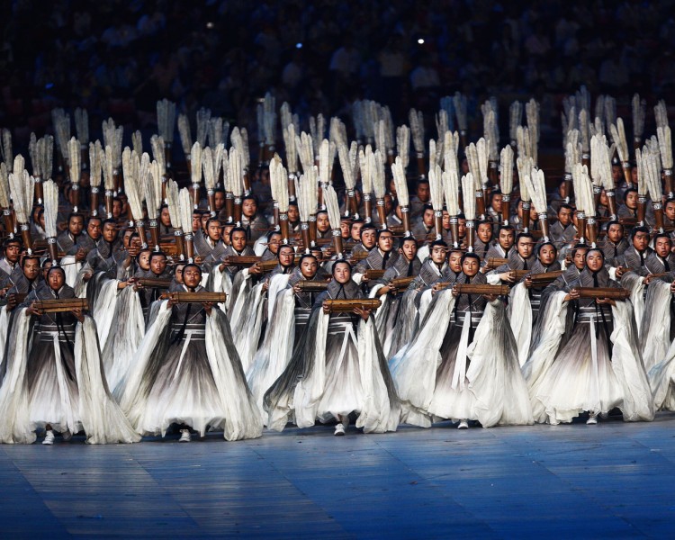 点击大图看下一张：2008北京奥运开幕式图片