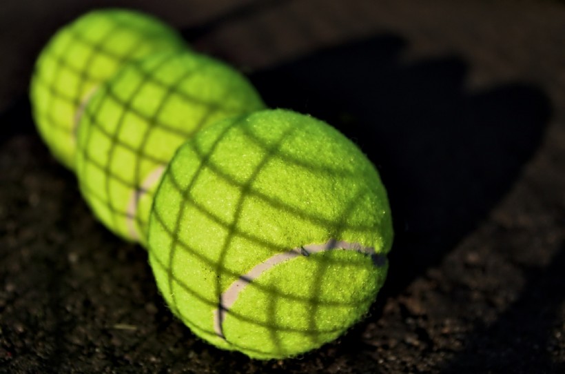 点击大图看下一张：网球图片