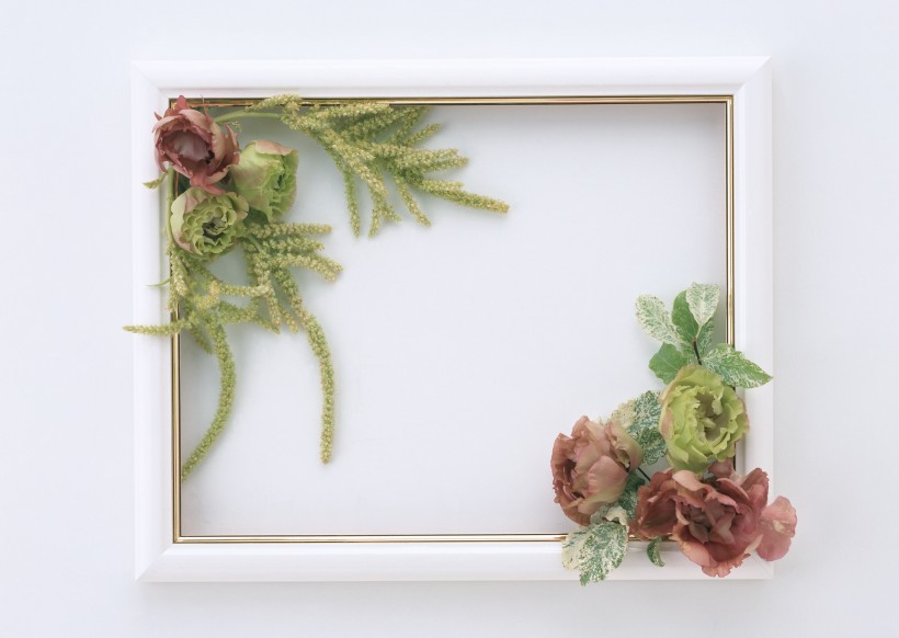 点击大图看下一张：花框花环图片