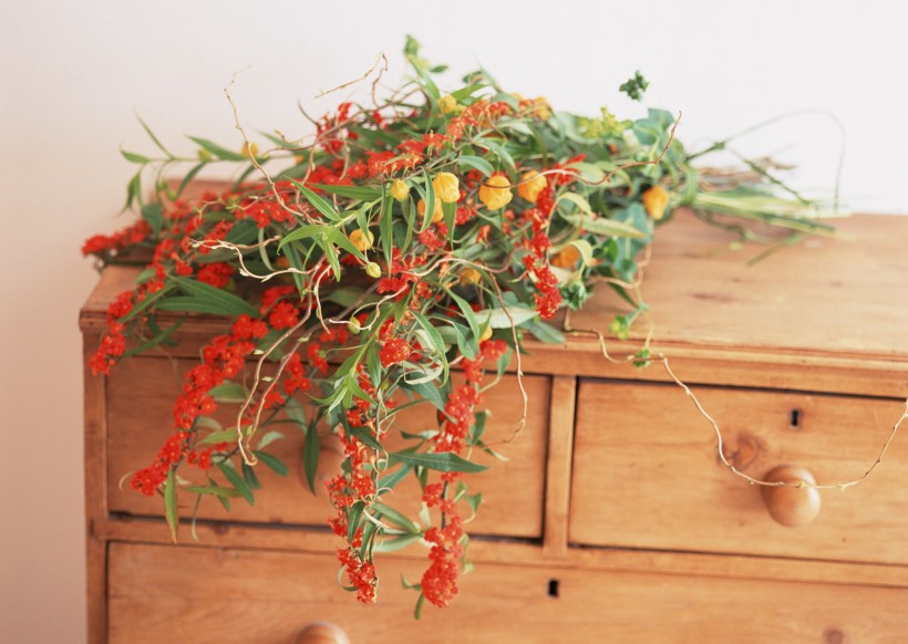 点击大图看下一张：室内装饰鲜花图片