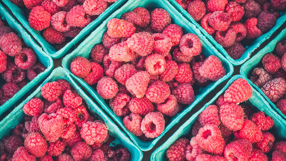 点击大图看下一张：树莓又名覆盆子 酸甜可口，营养丰富而全面