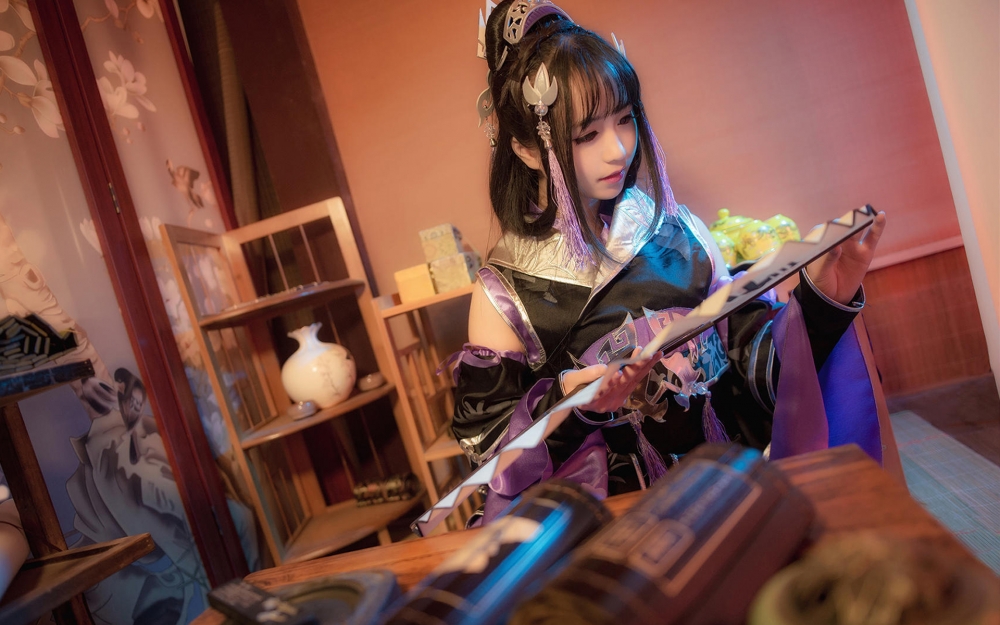 点击大图看下一张：剑网三人物萝莉cosplay壁纸欣赏