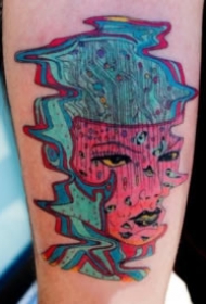 逼疯密集恐惧症患者的个性纹身图案