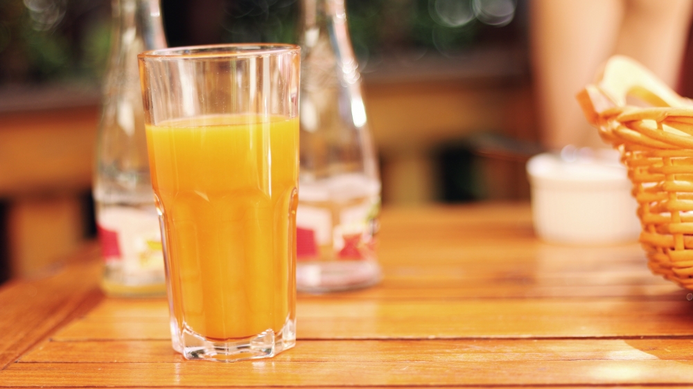 点击大图看下一张：闻起来一股清香的天然橙汁图片欣赏
