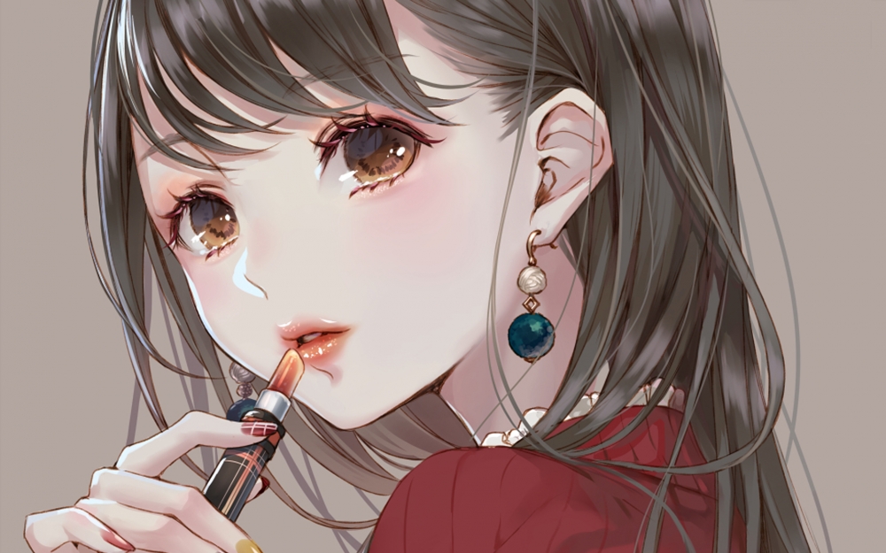 点击大图看下一张:唯美可爱动漫美女图片壁纸欣赏