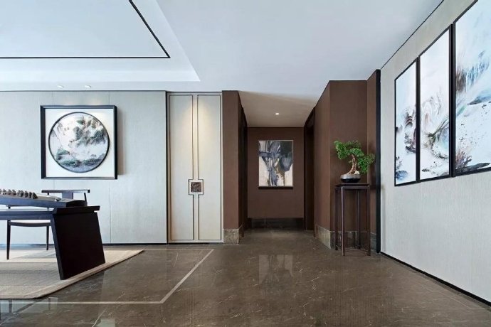点击大图看下一张：中式别墅装修效果图，中国式的优雅奢华空间