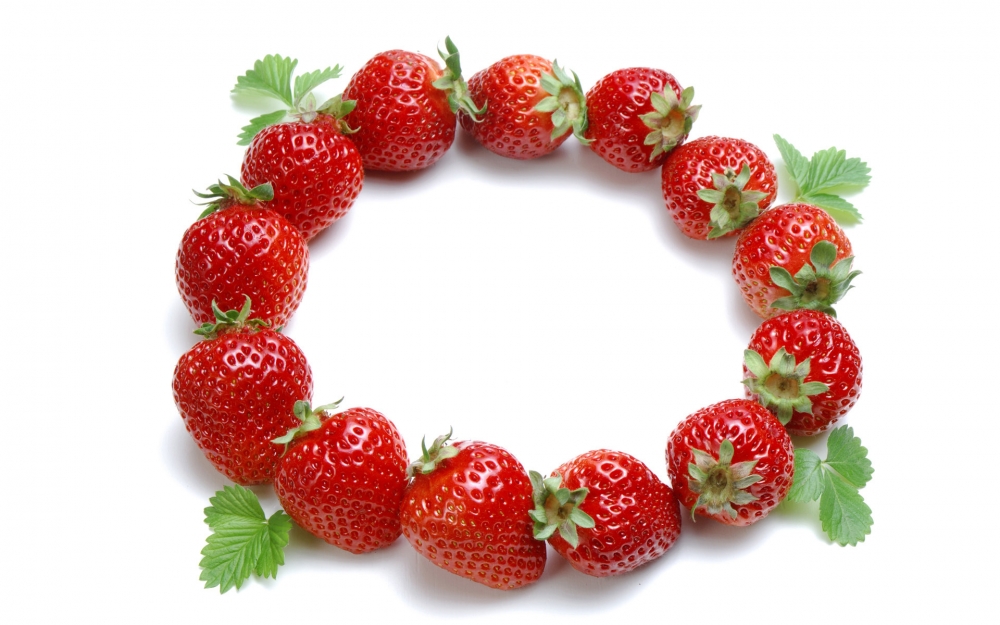 点击大图看下一张：一组草莓的特写高清图片欣赏