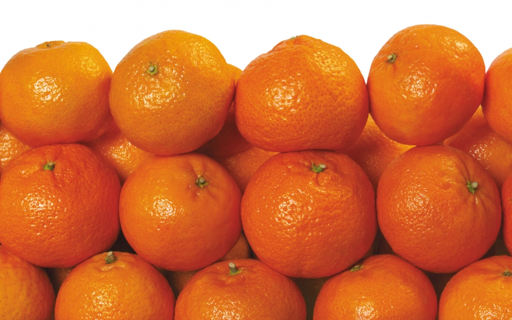 点击大图看下一张：一组超级新鲜的酸酸甜甜的橘子特写图片
