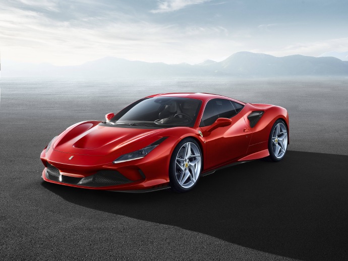 点击大图看下一张：一组红色帅气的2020 Ferrari F8 Tributo图片