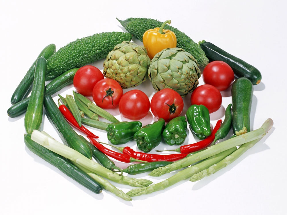 点击大图看下一张：一组有营养含多种维生素的蔬菜