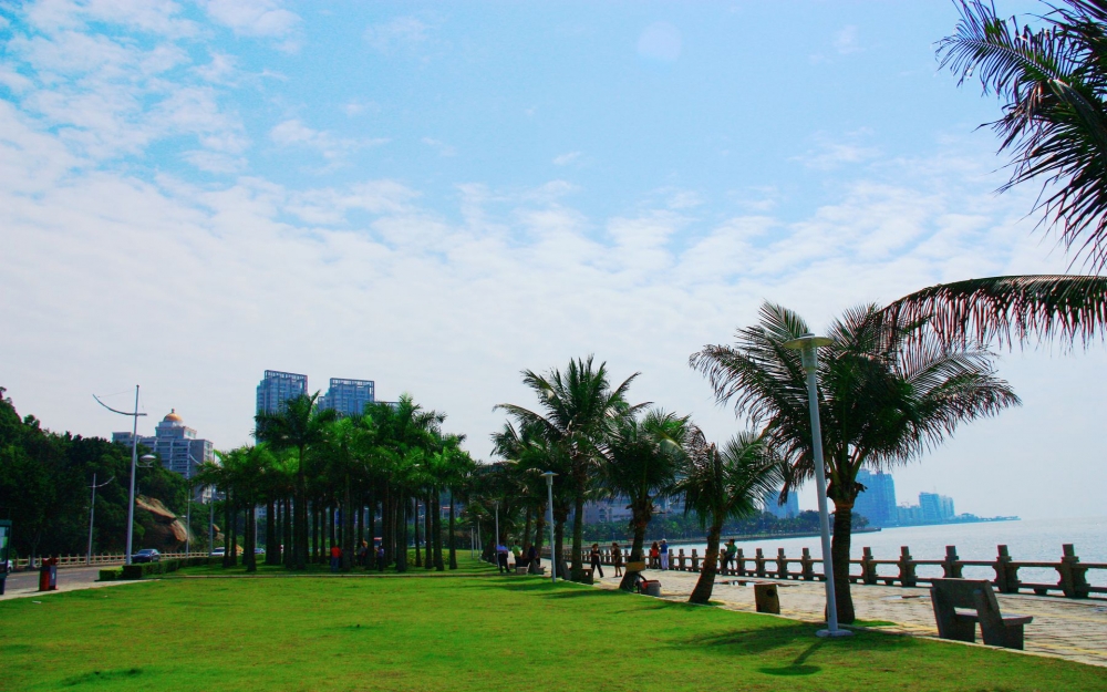 点击大图看下一张：珠海城市风景图片桌面壁纸欣赏
