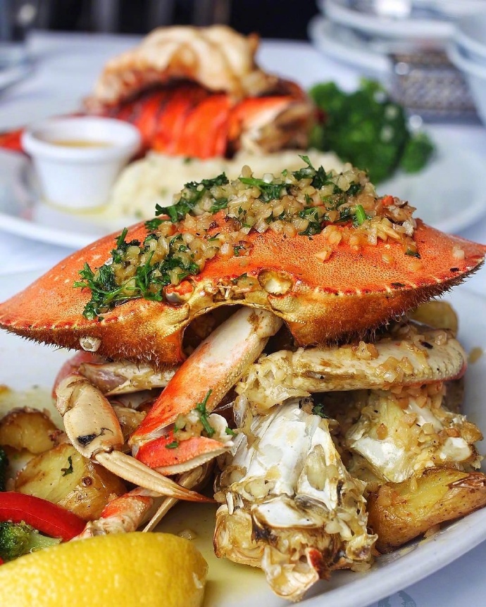 点击大图看下一张：一组超级美味的海鲜大餐图片欣赏