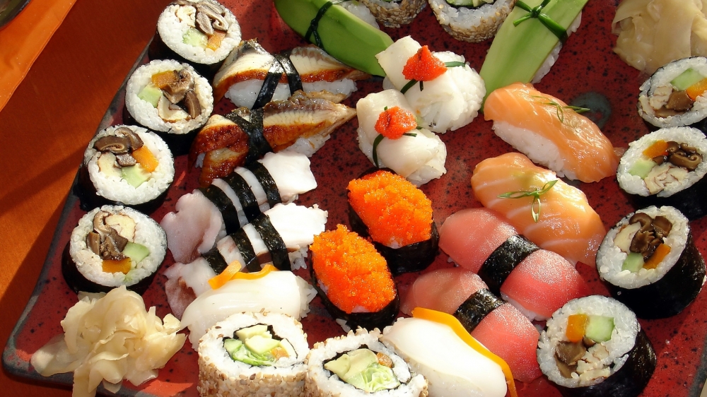 点击大图看下一张：一组特别精美高颜值的寿司图片欣赏