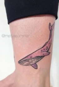 9张好看的鲸鱼纹身作品图片