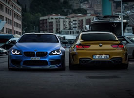 两台不同颜色的宝马 M6 Coupe图片欣赏
