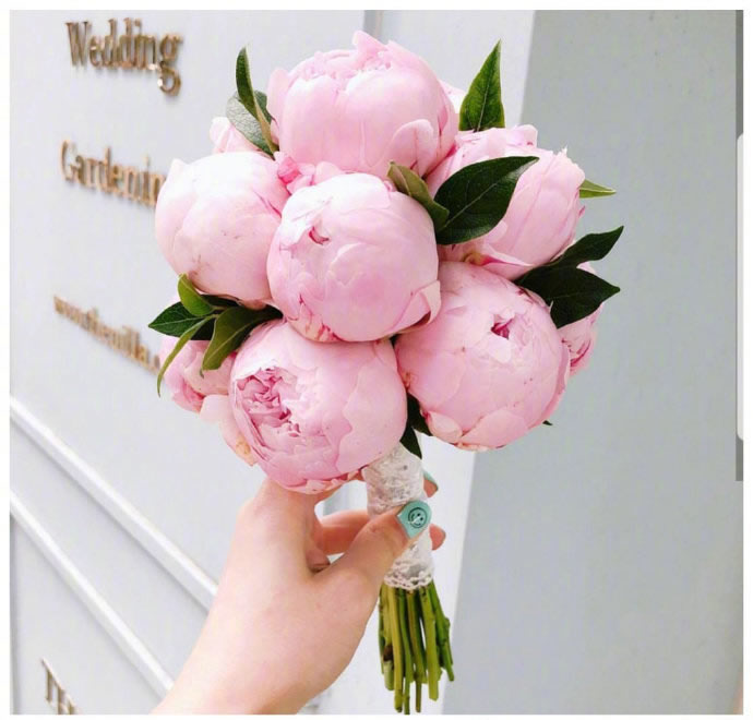 点击大图看下一张：一组唯美的粉色系花束图片欣赏