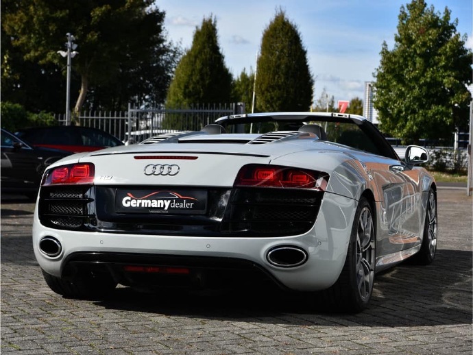 点击大图看下一张：一组水泥灰奥迪 R8 5.2 V10图片欣赏