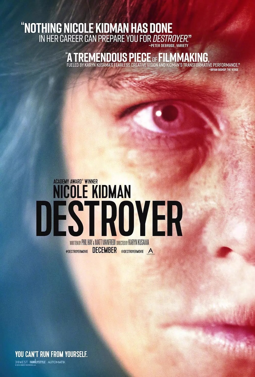 点击大图看下一张：妮可·基德曼《无间炼狱》海报剧照图片