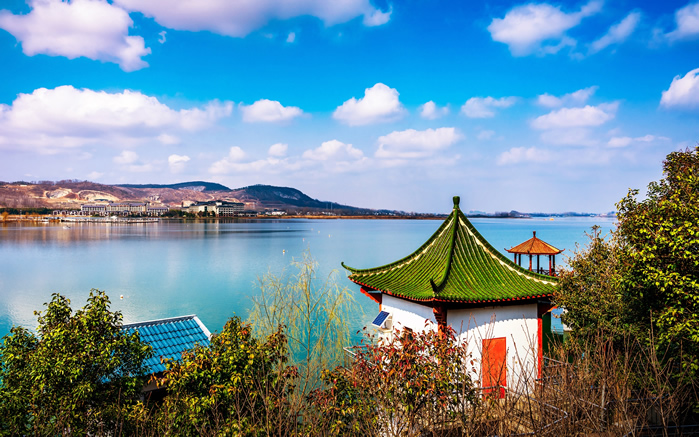 点击大图看下一张：南京六合金牛湖风景高清图片欣赏