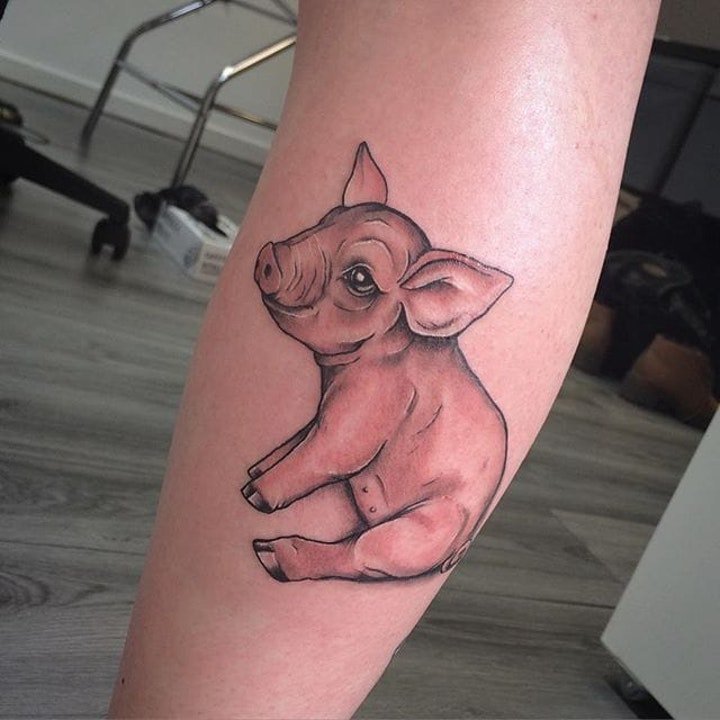 点击大图看下一张：动物纹身图案 创意各种风格的狗等动物纹身图案