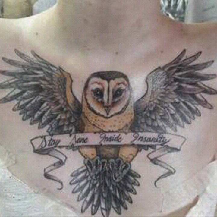 点击大图看下一张：带翅膀的纹身 10组不同风格和形态带翅膀主题的纹身图案
