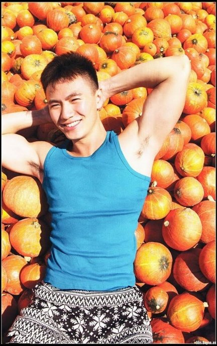 点击大图看下一张：中国男模倪泽诱人外拍写真图片