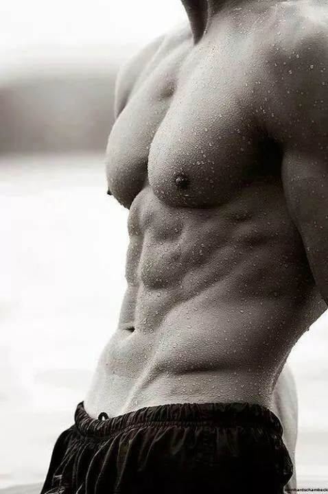 点击大图看下一张：欧美男模肌肉写真图片