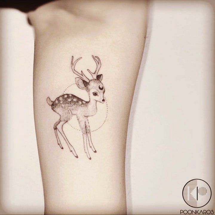 点击大图看下一张：动物纹身图案 多款各风格动物纹身图案欣赏