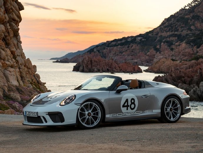 点击大图看下一张：一组各种颜色帅气的Porsche 911 Speedster