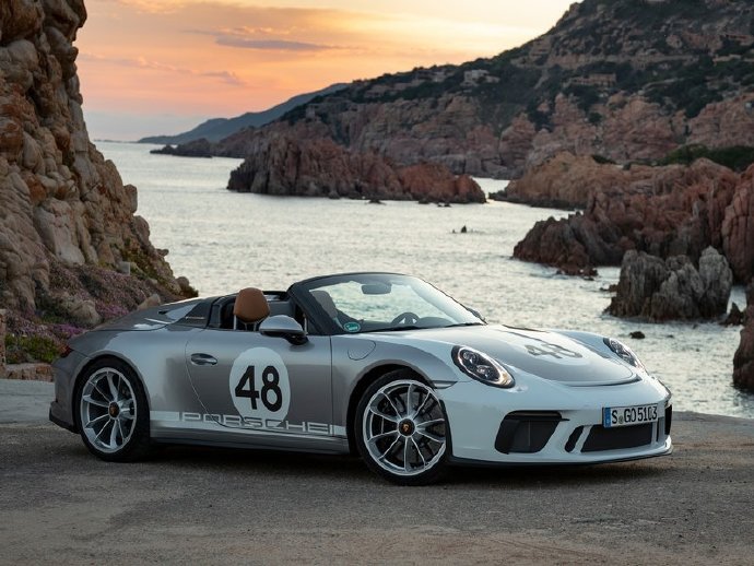点击大图看下一张：一组各种颜色帅气的Porsche 911 Speedster