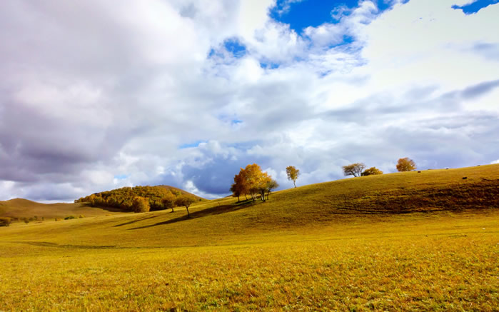 点击大图看下一张：一组乌兰布统草原风景图片欣赏