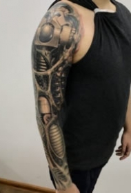 机械纹身 帅气的9款男性机械臂等机械纹身图案