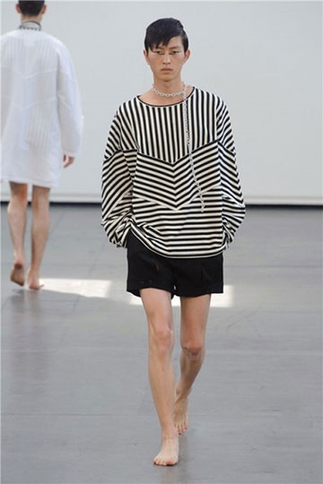 点击大图看下一张:中国男模金大川T台摄影写真大片