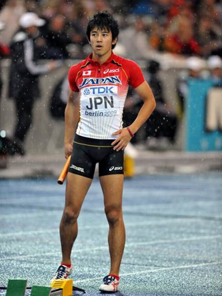 点击大图看下一张：日本田径帅哥肌肉写真图片